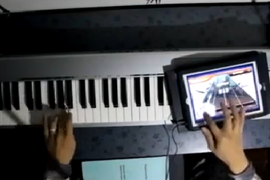 Chơi nhạc cùng lúc trên iPad và Piano cực đỉnh