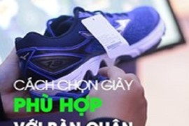 Cách chọn giày phù hợp cho người chạy bộ