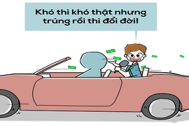 Hí họa: Trúng xổ số độc đắc khó như thế nào?