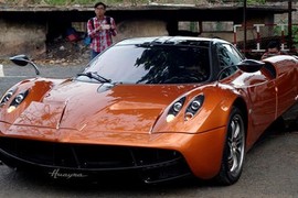 Minh Nhựa mang "thần gió" Huayra 80 tỷ lên xe chuyên dụng