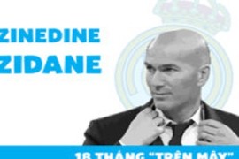 Hành trình 18 tháng như mơ của HLV Zidane