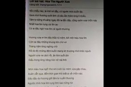 Hát chay "Hoa tím người xưa" gây sốt dân mạng