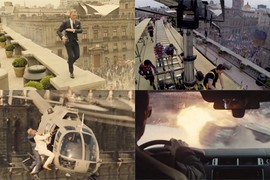 Daniel Craig liều mình thực hiện cảnh mạo hiểm trong Spectre