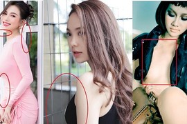 Mỹ nhân Việt “dở khóc dở cười” vì photoshop vòng 1 quá đà