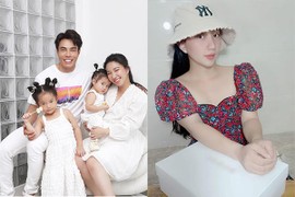 Vợ Lê Dương Bảo Lâm mặc đẹp, dáng xinh thời son rỗi