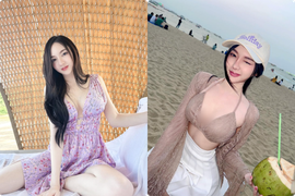 Hot girl Thái Lan mặc trang phục trễ nải gợi cảm hút mắt