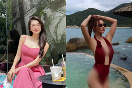 Yên Đan xinh đẹp sau chia tay, Huyền Lizzie diện bikini táo bạo