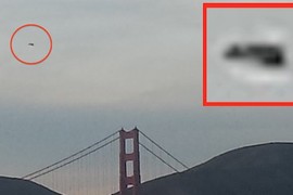 Xôn xao UFO lượn qua cầu Golden Gate nổi tiếng của Mỹ