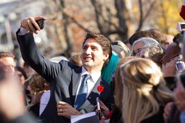 Thủ tướng Canada Trudeau từng lấy hình ảnh bản thân làm phim hoạt hình