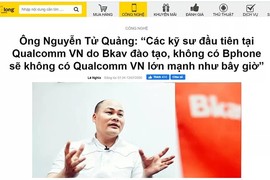 BKAV sẽ khởi kiện trang tin cắt xén phát biểu CEO Nguyễn Tử Quảng