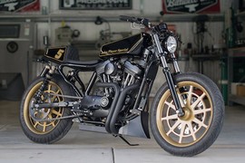 Harley-Davidson 1200 Sportster “lên đời” Cafe racer siêu độc