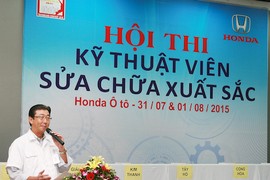 Hội thi kỹ thuật viên sửa chữa ôtô xuất sắc 2015