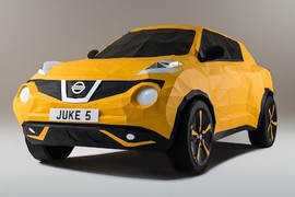 Chi tiết crossover Juke bằng giấy "cực độc" của Nissan