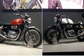 "Soi" bộ đôi môtô Royal Enfield 650 giá rẻ sắp về VN