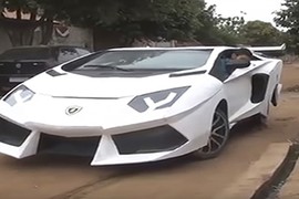 Siêu xe Lamborghini Aventador “fake” giá chỉ 18,6 triệu đồng