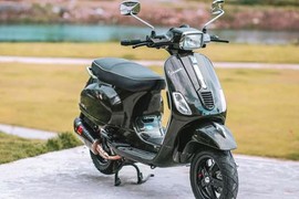 Dân chơi Sài Gòn độ xe ga Vespa S125 ie siêu ấn tượng 