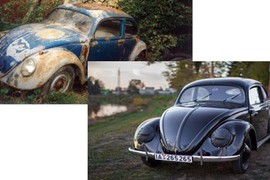 "Sắt vụn" Volkswagen Beetle sau 77 năm biến hình siêu đẹp