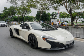 McLaren 650s Spider trắng hơn 16 tỷ tái xuất ở Sài Gòn