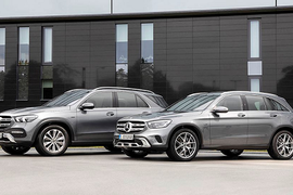 Mercedes-Benz ra mắt GLC 300e và GLE 350de hybrid sạc điện