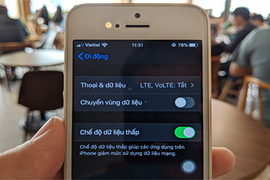 Cách tiết kiệm dung lượng 3G/4G trên iPhone chạy iOS 13