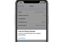 iPhone 11 sẽ cảnh báo người dùng khi bị thay màn hình “lô“