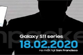 Samsung dự kiến sẽ trình làng Galaxy S11 vào ngày 18/2/2020