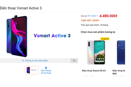 Vsmart Active 3: Chip MediaTek, camera thò thụt từ 4.5 triệu đồng