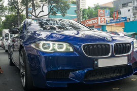 Chi tiết BMW M5 F10 độc nhất Việt Nam trên phố Sài Gòn