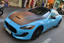 "Soi" xe sang thể thao Maserati Granturismo tiền tỷ ở Sài Gòn