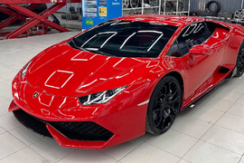 Dân chơi Việt chi hơn 100 triệu sơn siêu xe Lamborghini Huracan