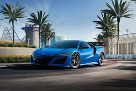 Ngắm Acura NSX 2021 sơn Long Beach Blue Pearl hơn 4 tỷ đồng