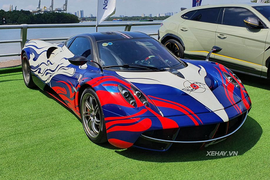 Pagani Huayra hơn 80 tỷ của Minh nhựa "show hàng" ở Sài Gòn