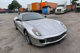 Ngắm “nhan sắc” siêu xe Ferrari 599 GTB của đại gia Hải Phòng