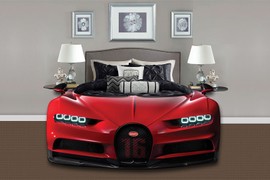 Ngủ ngon gấp 10 lần trên giường Bugatti Chiron đầy sang chảnh