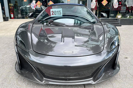 Ngắm McLaren 650S Spider chục tỷ đồng của đại gia Campuchia