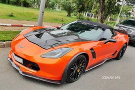 Cận cảnh Chevrolet Corvette Z06 Convertible gần 5 tỷ, độc nhất VN