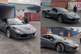 "Đập thùng" Ferrari F8 Tributo màu độc, hơn 27 tỷ về Việt Nam