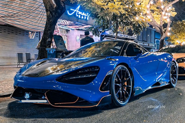 Ngắm McLaren 765LT hơn 30 tỷ, màu Paris Blue độc nhất Việt Nam