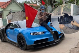 Bugatti Chiron “tự chế made in Vietnam” hoàn thiện nội thất