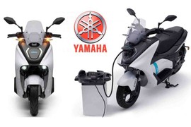 Tận thấy xe ga Yamaha E01 2022 chạy điện "bằng xương bằng thịt"