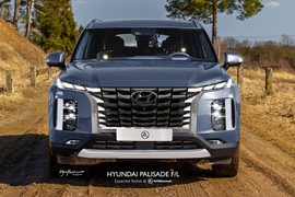 Mẫu xe SUV Hyundai Palisade 2023 hé lộ thiết kế trước ngày ra mắt