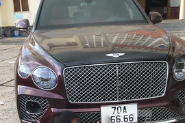 Bentley Bentayga V8 hơn 21 tỷ trúng biển "tứ quý 6" ở Tây Ninh