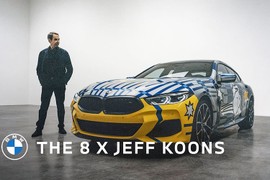 BMW 8 X JEFF KOONS đầu tiên đắt ngang siêu xe Ferrari F8 Spider