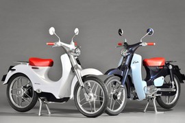 Huyền thoại Honda Super Cub "không uống xăng" lộ diện, chờ ra mắt