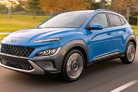 Hyundai Kona 2023 bị bắt gặp với thiết kế đuôi xe thú vị