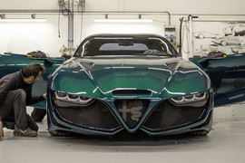 Ngắm chi tiết Alfa Romeo Giulia SWB Zagato độc nhất thế giới