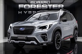 Subaru Forester Hybrid lần đầu lộ diện chạy thử trên đường phố