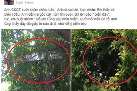 Bi hài chuyện bị CSGT tuýt còi vì biển báo “núp” cây