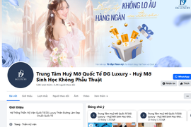 Tiệm cắt tóc làm thẩm mỹ trái phép, "DG Luxury" bị đình chỉ 4,5 tháng 