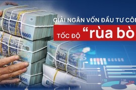 Giải ngân vốn đầu tư công tốc độ “rùa bò“